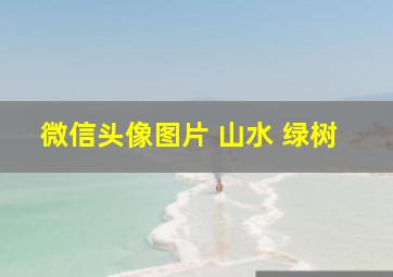 微信头像图片 山水 绿树